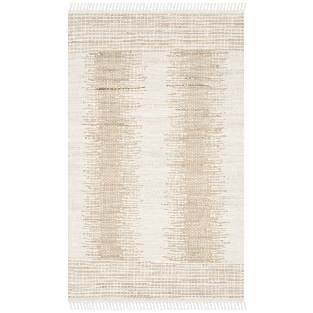 SAFAVIEH Montauk Collection MTK752A Handwoven Beige Rug Image 1