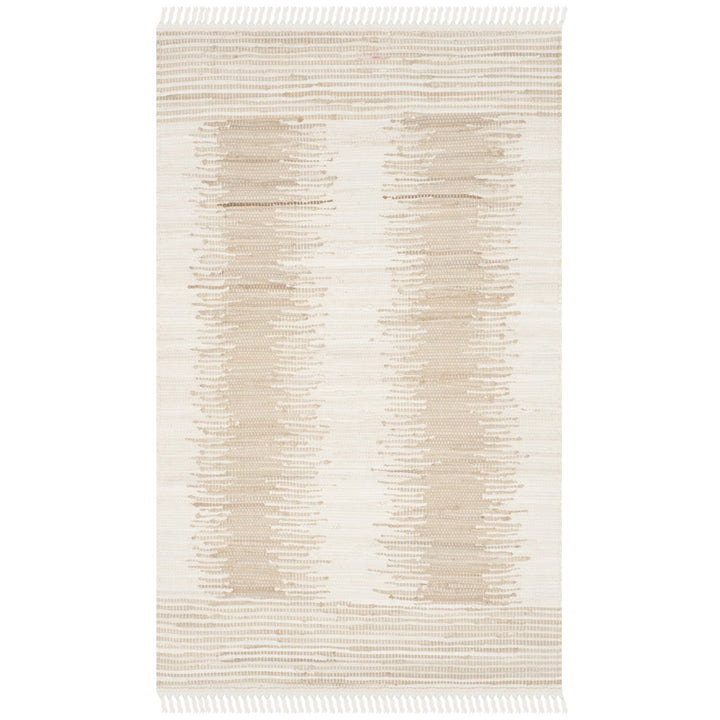 SAFAVIEH Montauk Collection MTK752A Handwoven Beige Rug Image 1