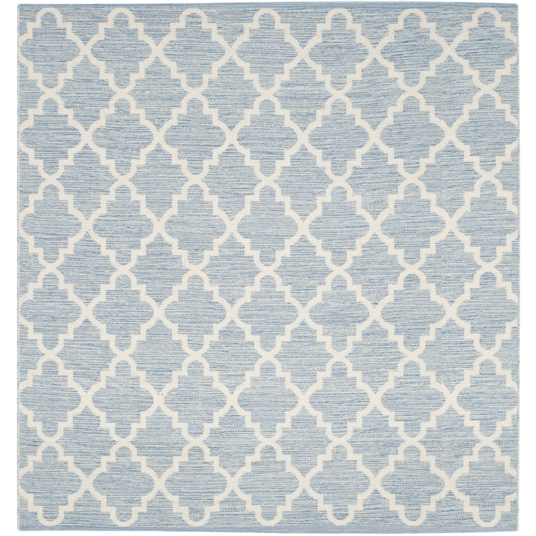 SAFAVIEH Montauk MTK810B Handwoven Light Blue /Ivory Rug Image 6