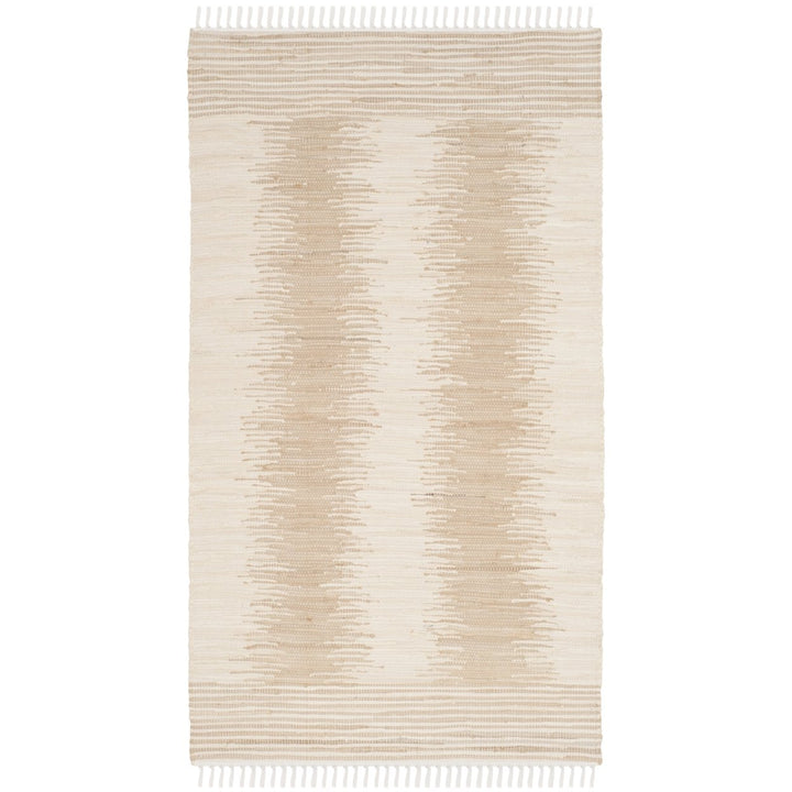 SAFAVIEH Montauk Collection MTK752A Handwoven Beige Rug Image 1