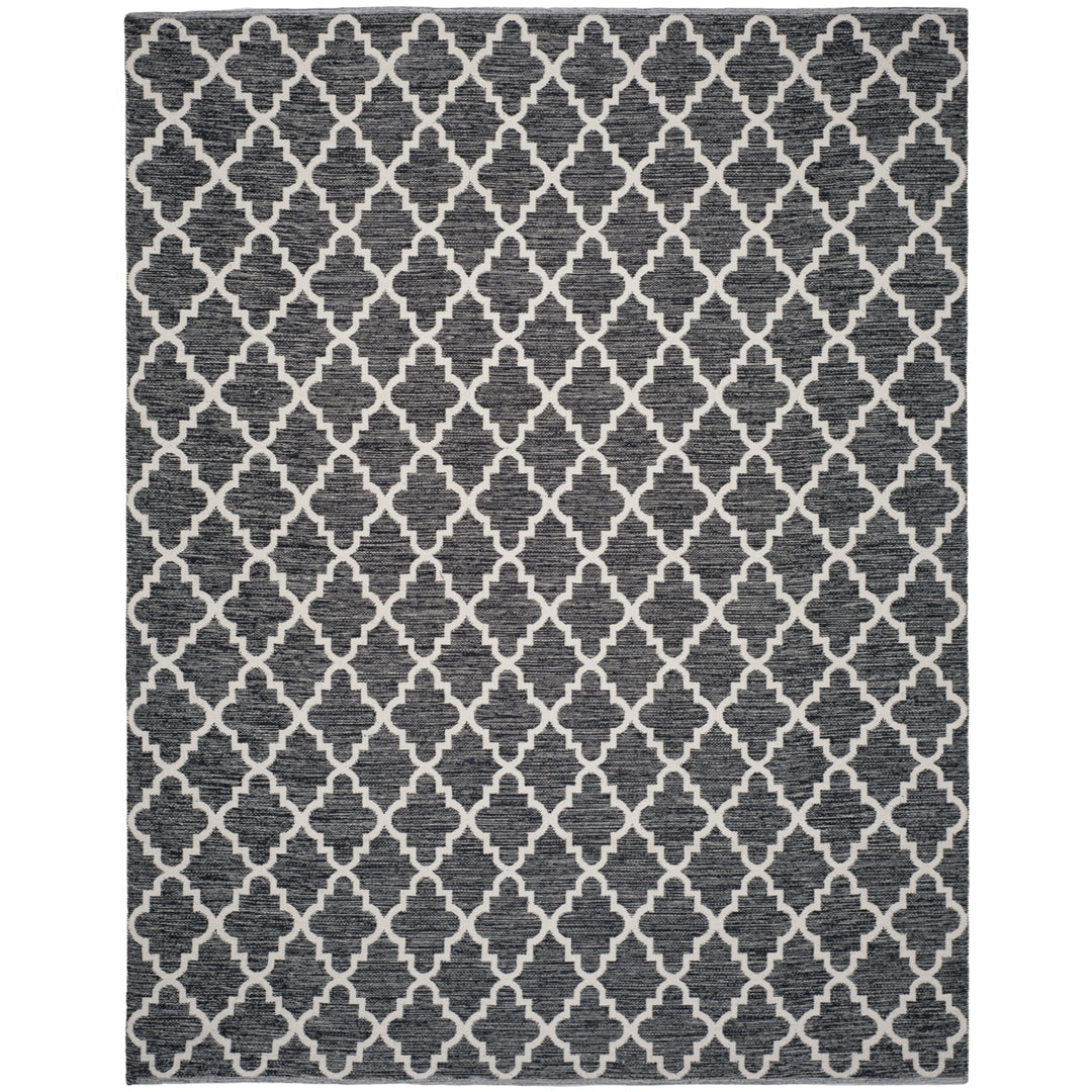 SAFAVIEH Montauk MTK810D Handwoven Black / Ivory Rug Image 1