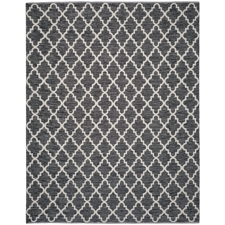 SAFAVIEH Montauk MTK810D Handwoven Black / Ivory Rug Image 1