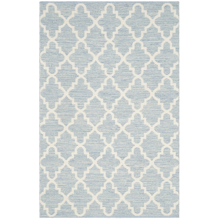 SAFAVIEH Montauk MTK810B Handwoven Light Blue /Ivory Rug Image 9