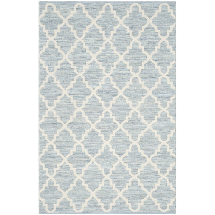 SAFAVIEH Montauk MTK810B Handwoven Light Blue /Ivory Rug Image 1