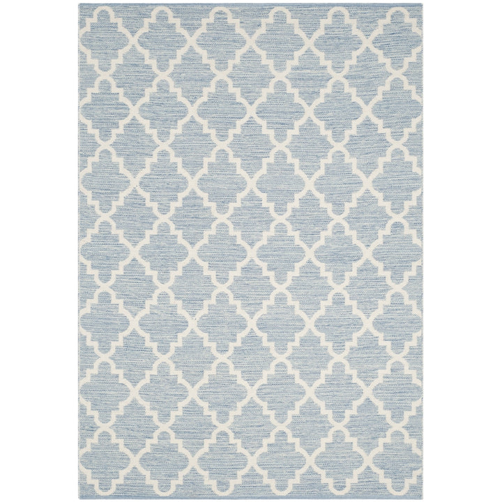 SAFAVIEH Montauk MTK810B Handwoven Light Blue /Ivory Rug Image 10