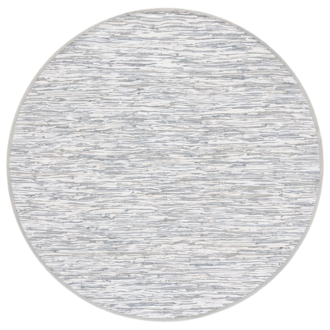 SAFAVIEH Montauk Collection MTK753A Handwoven Silver Rug Image 1