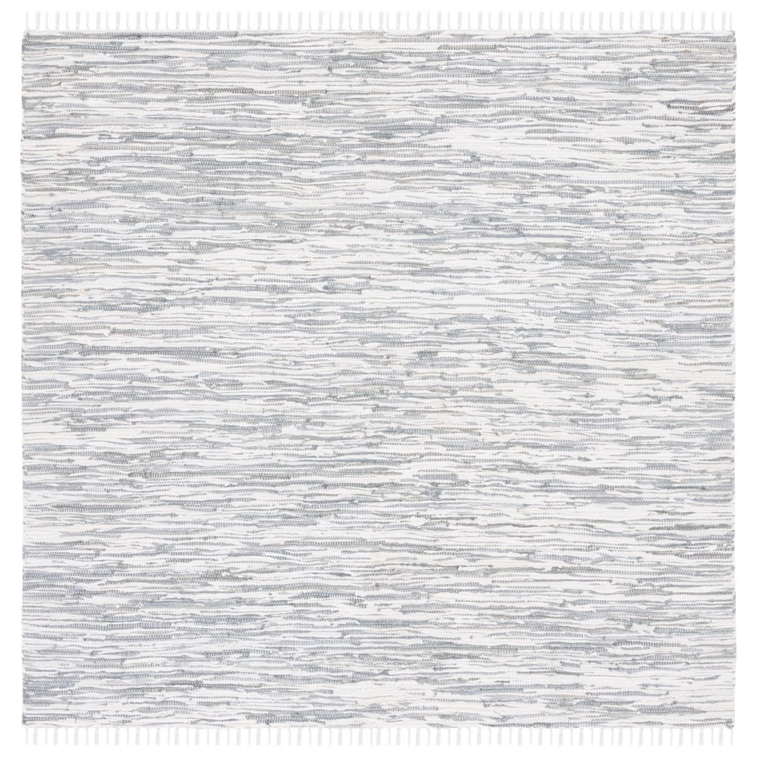 SAFAVIEH Montauk Collection MTK753A Handwoven Silver Rug Image 1