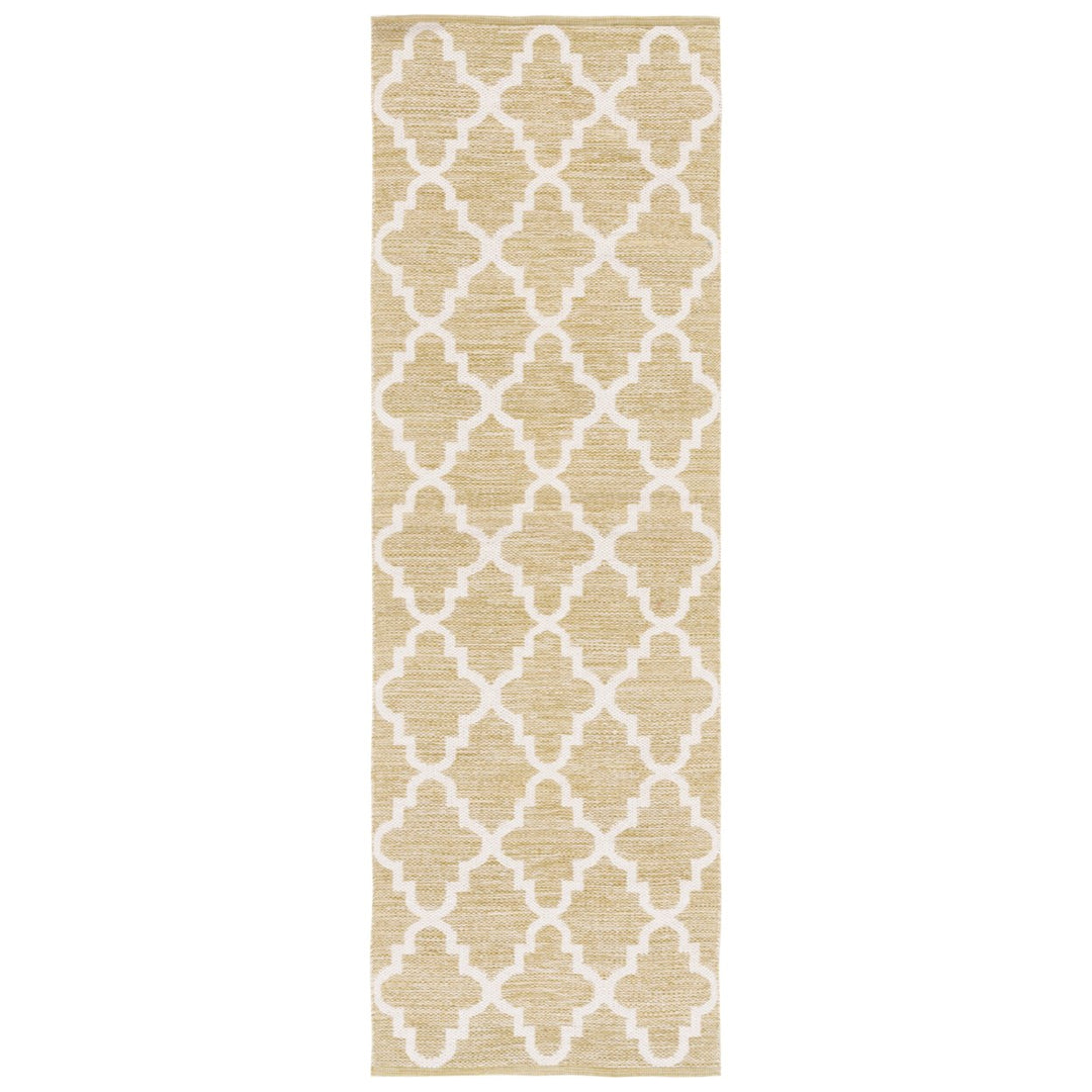 SAFAVIEH Montauk MTK810G Handwoven Green / Ivory Rug Image 1