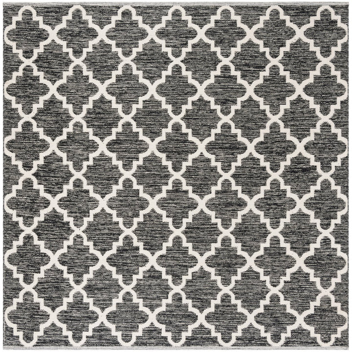 SAFAVIEH Montauk MTK810D Handwoven Black / Ivory Rug Image 1