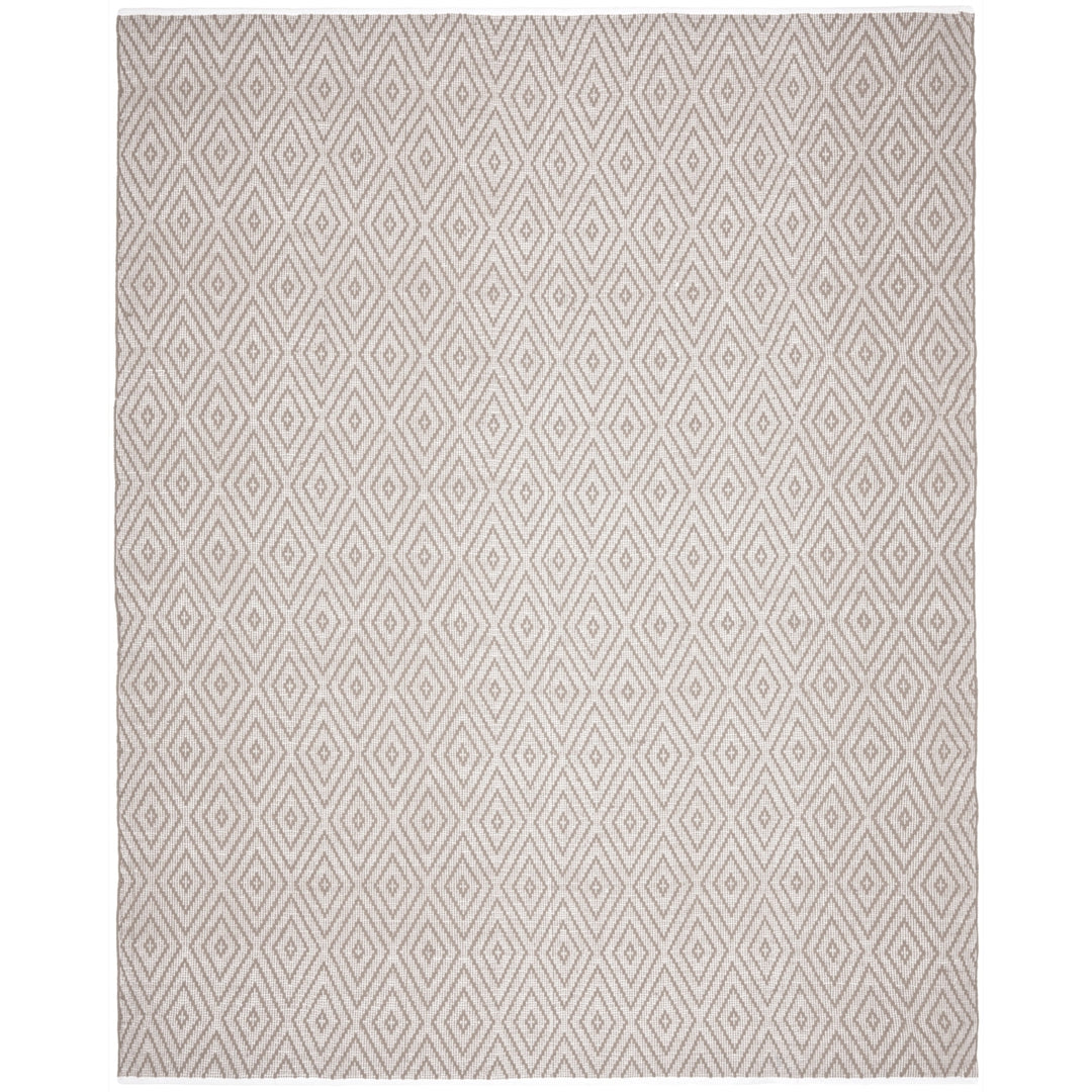 SAFAVIEH Montauk MTK811A Handwoven Grey / Ivory Rug Image 1