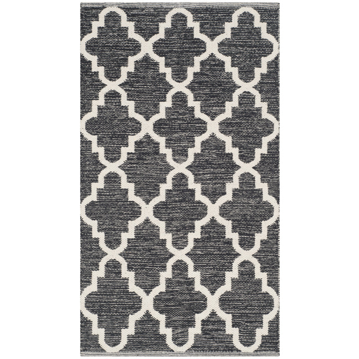 SAFAVIEH Montauk MTK810D Handwoven Black / Ivory Rug Image 8