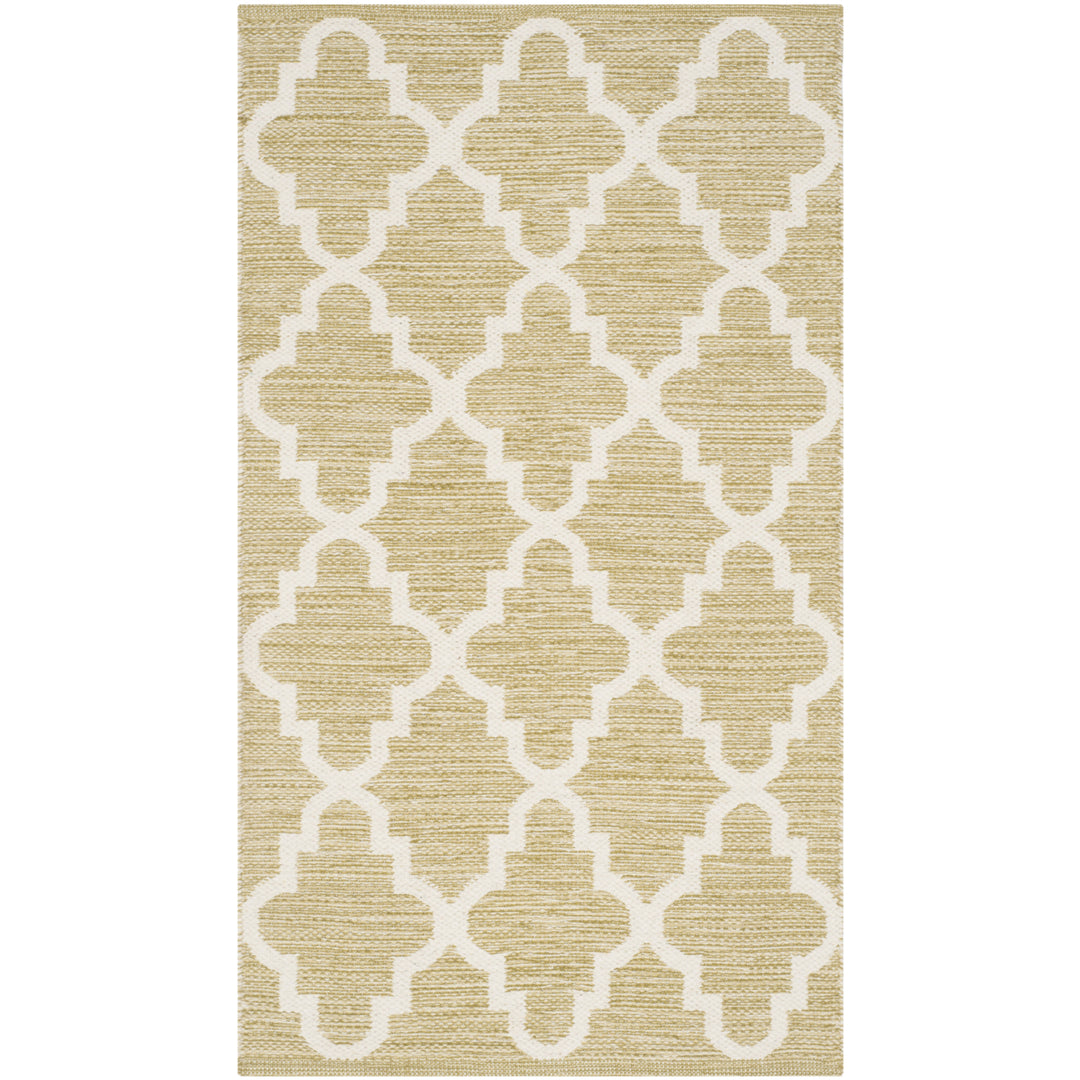 SAFAVIEH Montauk MTK810G Handwoven Green / Ivory Rug Image 7