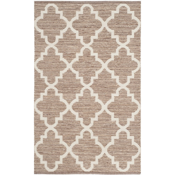 SAFAVIEH Montauk MTK810E Handwoven Beige / Ivory Rug Image 1