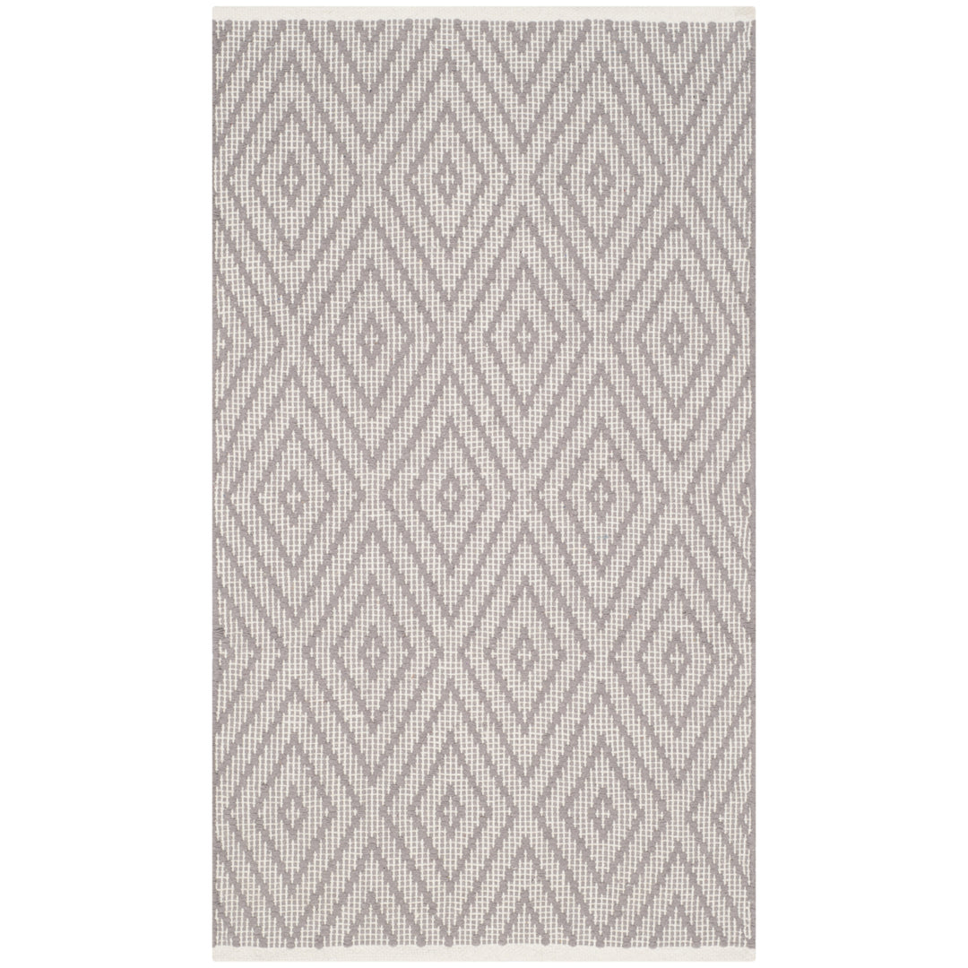 SAFAVIEH Montauk MTK811A Handwoven Grey / Ivory Rug Image 4