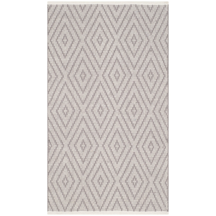 SAFAVIEH Montauk MTK811A Handwoven Grey / Ivory Rug Image 4