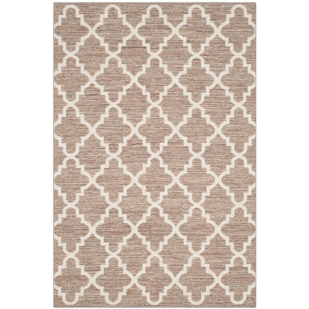 SAFAVIEH Montauk MTK810E Handwoven Beige / Ivory Rug Image 1