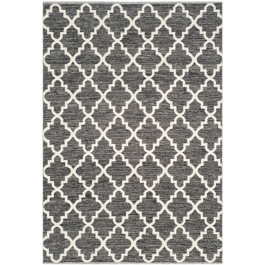 SAFAVIEH Montauk MTK810D Handwoven Black / Ivory Rug Image 11