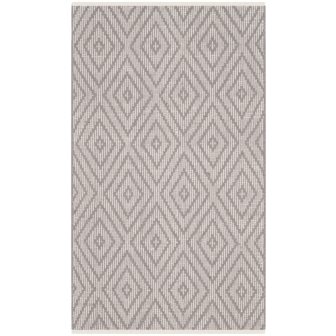 SAFAVIEH Montauk MTK811A Handwoven Grey / Ivory Rug Image 5