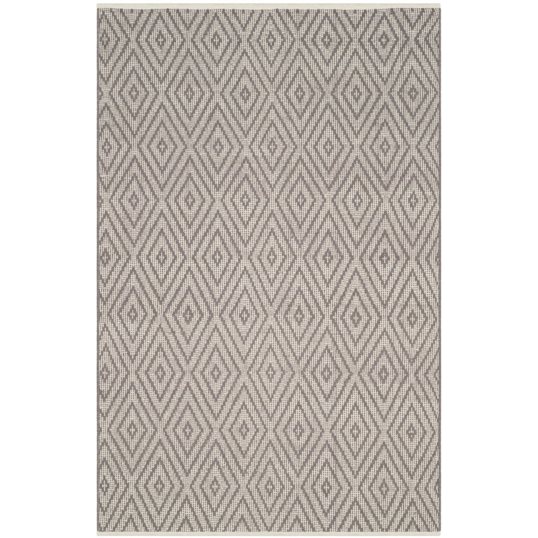 SAFAVIEH Montauk MTK811A Handwoven Grey / Ivory Rug Image 1