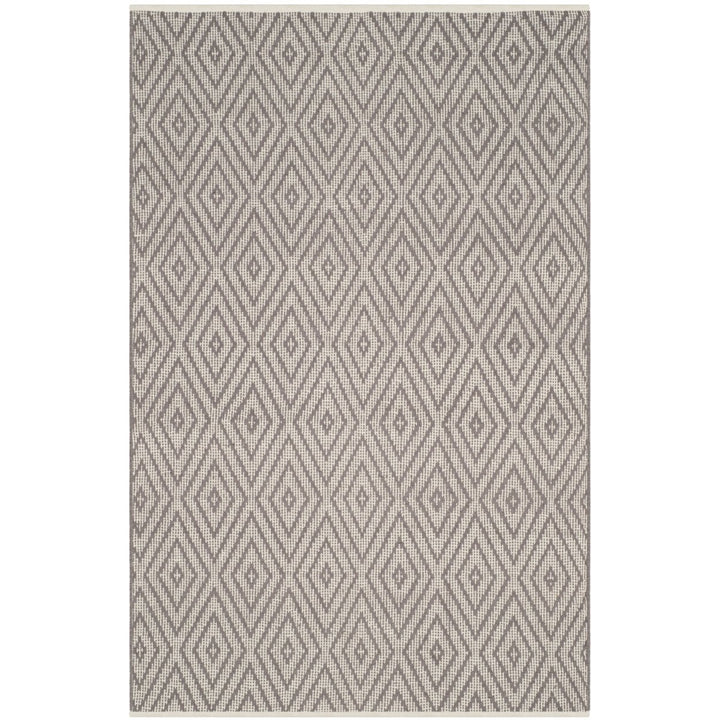 SAFAVIEH Montauk MTK811A Handwoven Grey / Ivory Rug Image 1