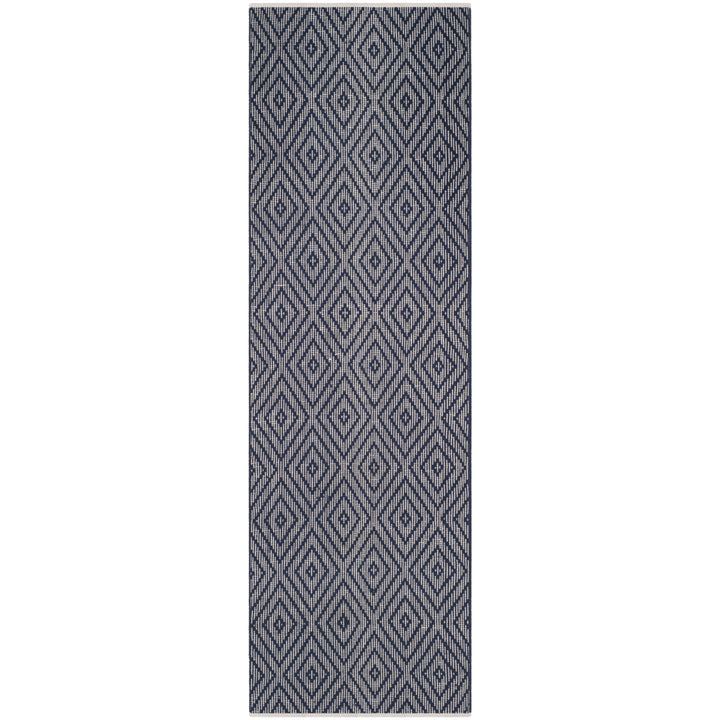 SAFAVIEH Montauk MTK811C Handwoven Navy / Ivory Rug Image 3