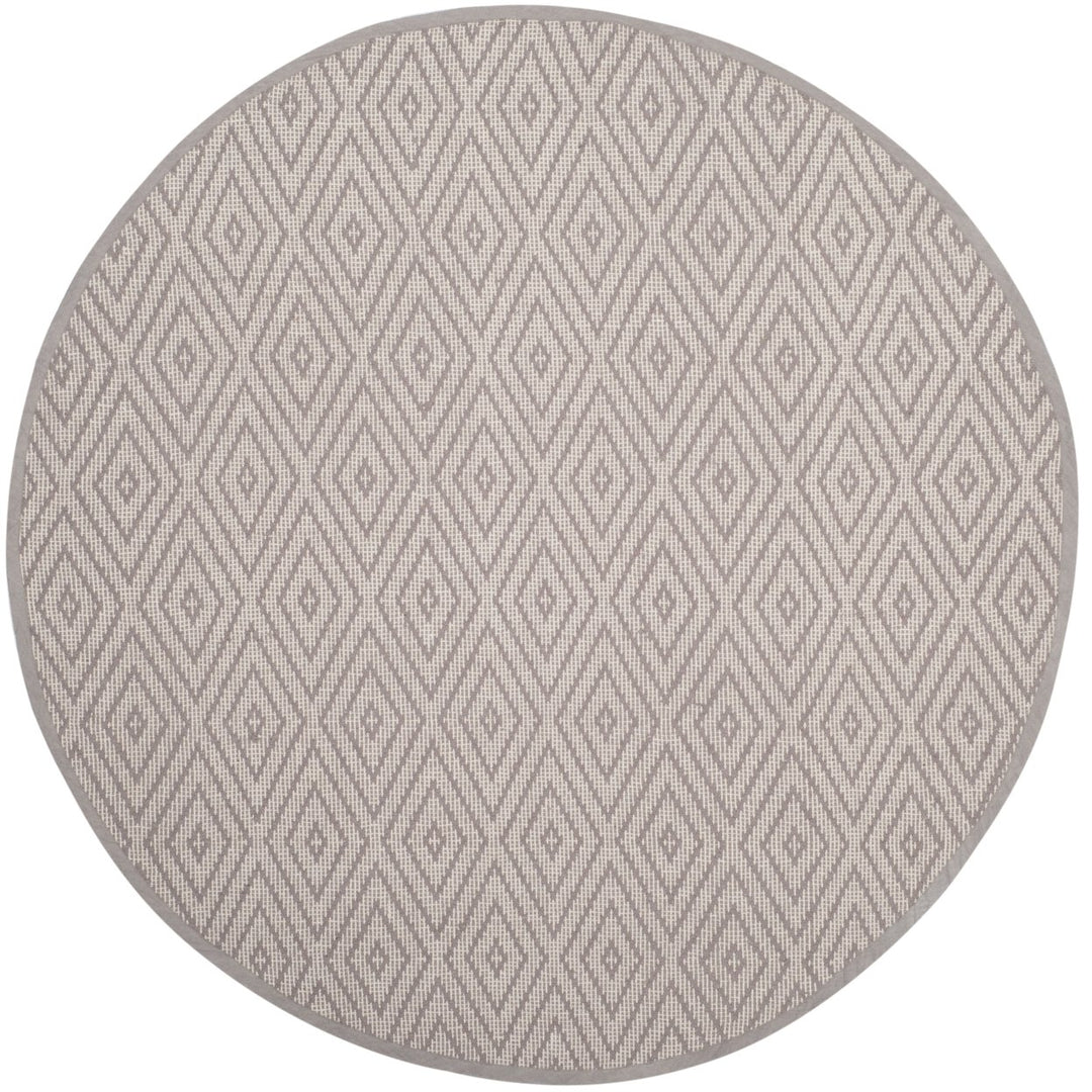 SAFAVIEH Montauk MTK811A Handwoven Grey / Ivory Rug Image 1