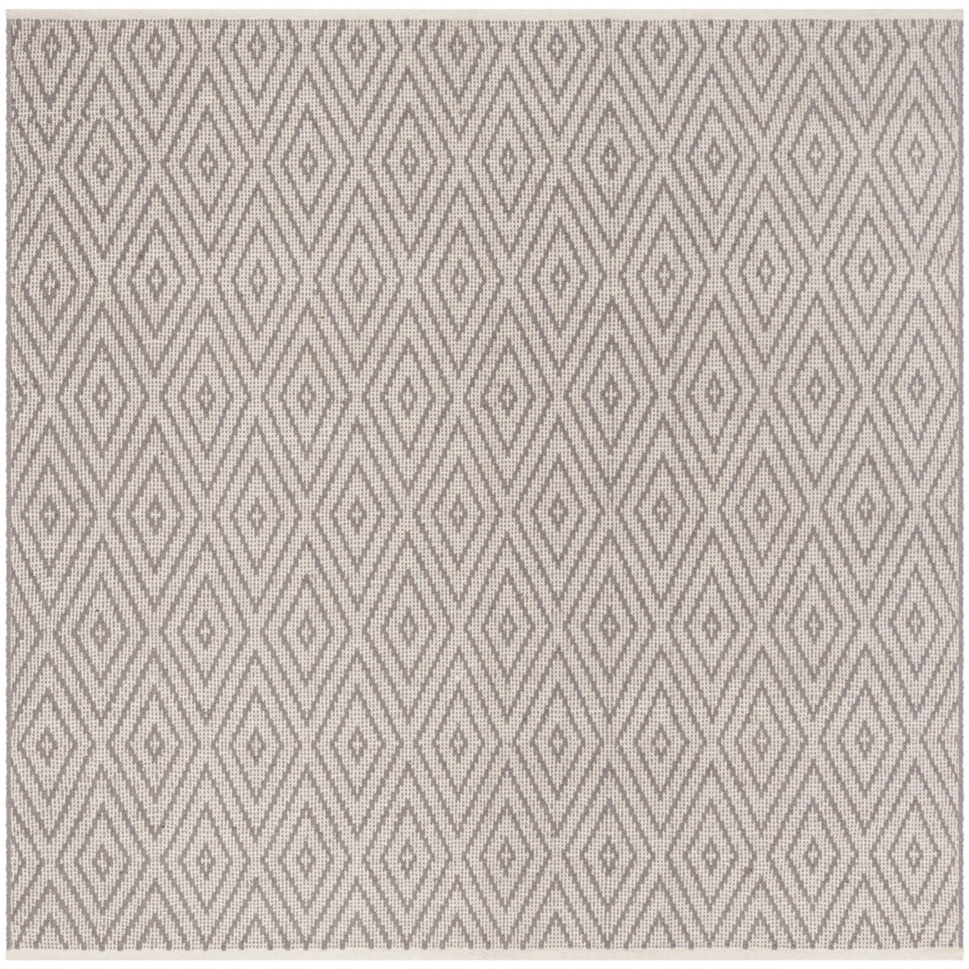 SAFAVIEH Montauk MTK811A Handwoven Grey / Ivory Rug Image 1