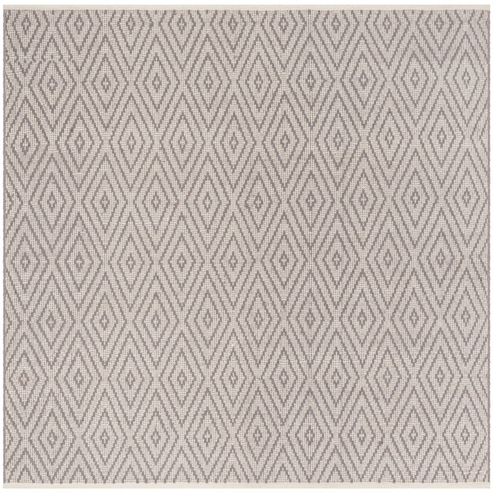 SAFAVIEH Montauk MTK811A Handwoven Grey / Ivory Rug Image 1