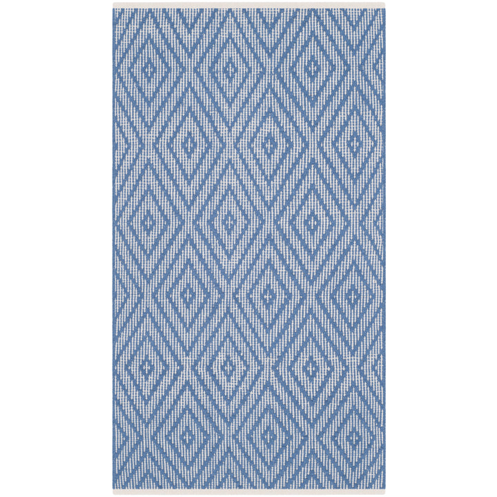 SAFAVIEH Montauk MTK811B Handwoven Blue / Ivory Rug Image 5