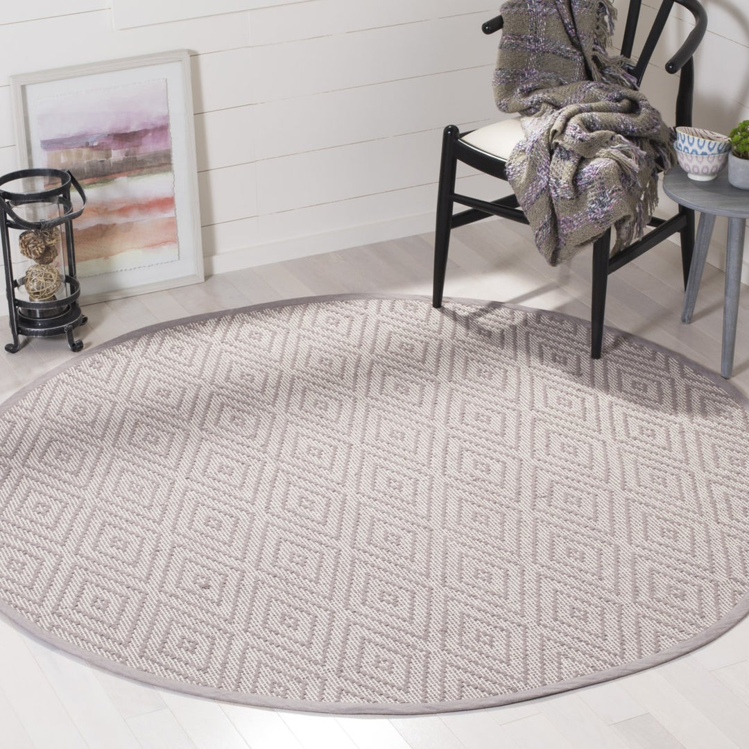 SAFAVIEH Montauk MTK811A Handwoven Grey / Ivory Rug Image 10