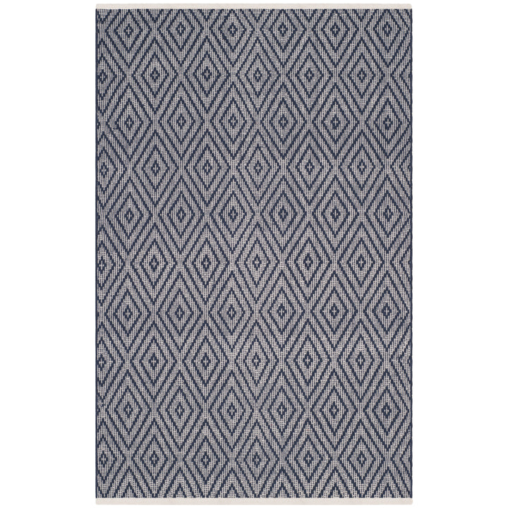 SAFAVIEH Montauk MTK811C Handwoven Navy / Ivory Rug Image 7