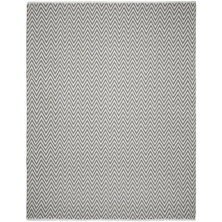 SAFAVIEH Montauk MTK812A Handwoven Grey / Ivory Rug Image 1