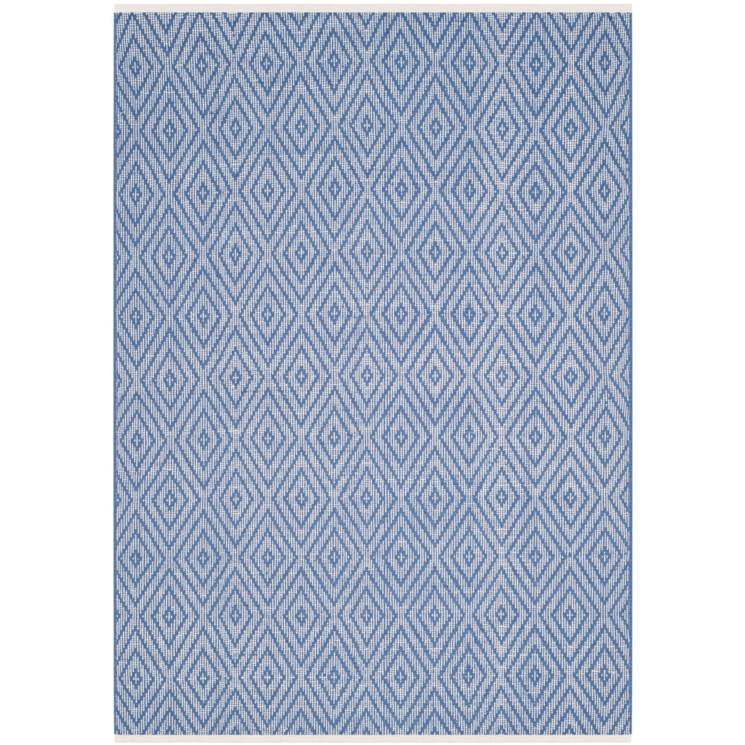 SAFAVIEH Montauk MTK811B Handwoven Blue / Ivory Rug Image 8