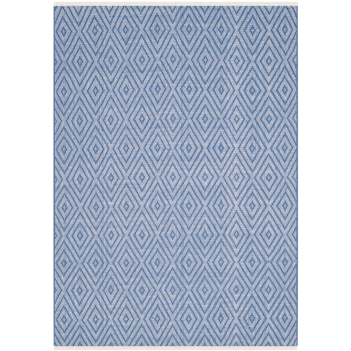 SAFAVIEH Montauk MTK811B Handwoven Blue / Ivory Rug Image 8