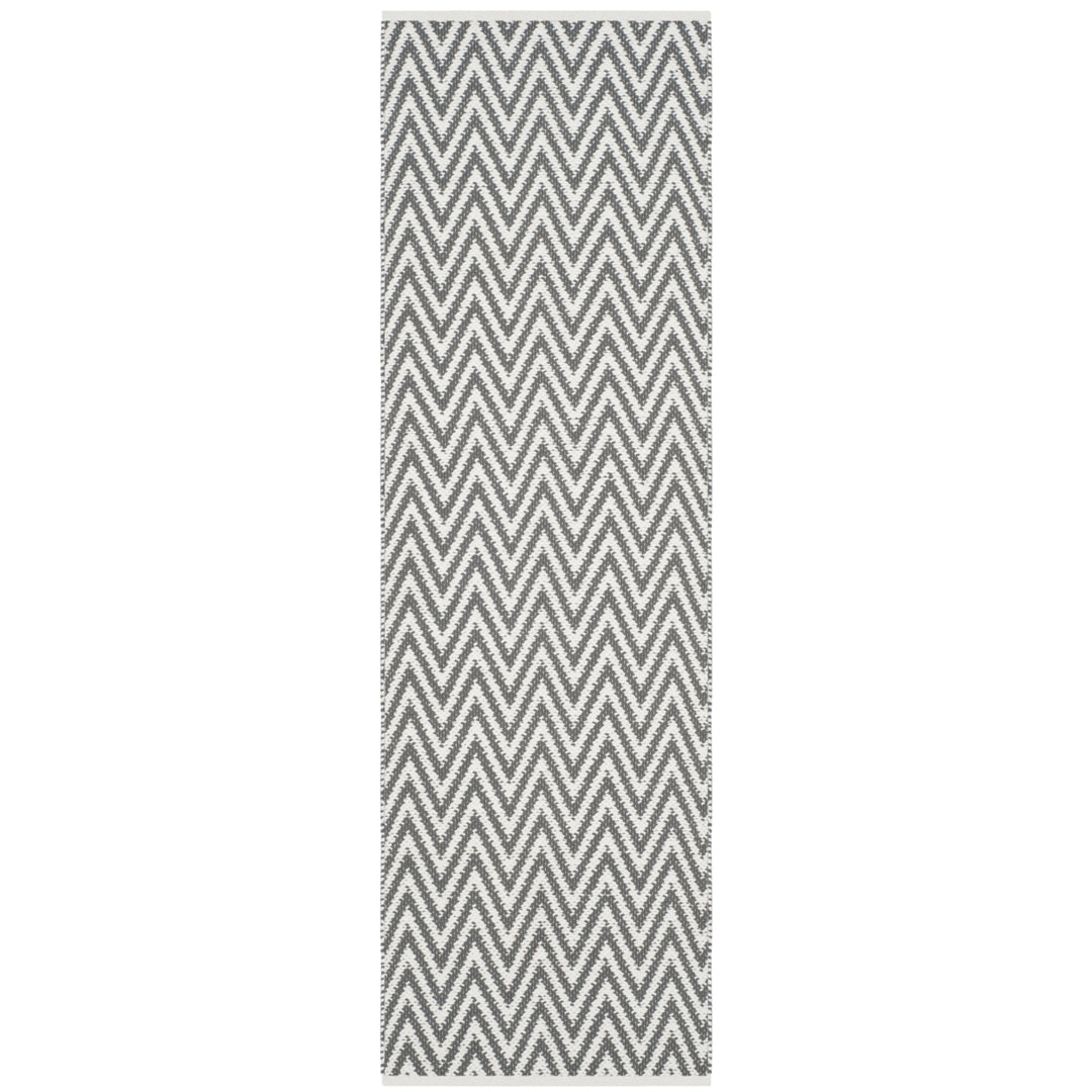 SAFAVIEH Montauk MTK812A Handwoven Grey / Ivory Rug Image 3