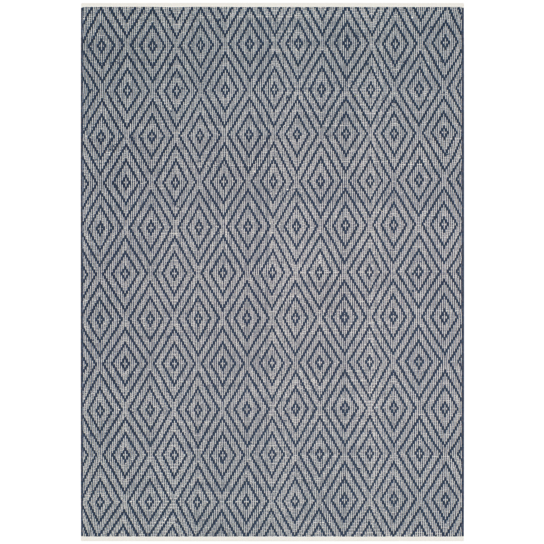 SAFAVIEH Montauk MTK811C Handwoven Navy / Ivory Rug Image 9