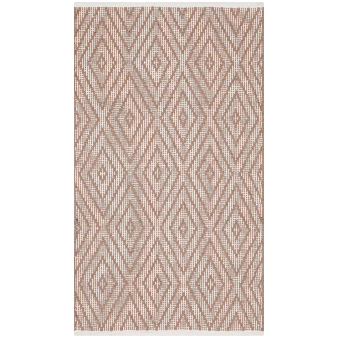 SAFAVIEH Montauk MTK811E Handwoven Beige / Ivory Rug Image 1