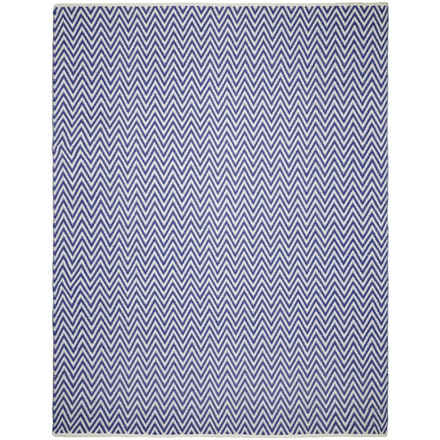 SAFAVIEH Montauk MTK812C Handwoven Navy / Ivory Rug Image 1