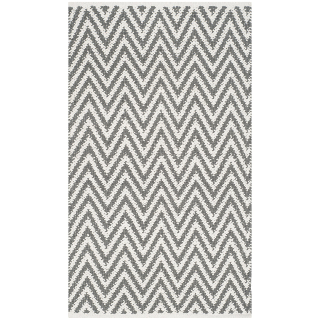 SAFAVIEH Montauk MTK812A Handwoven Grey / Ivory Rug Image 6