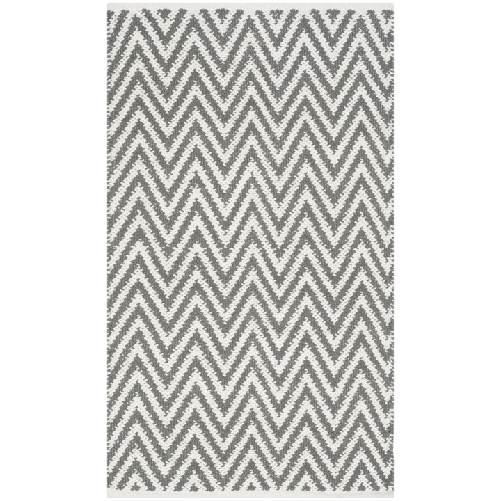 SAFAVIEH Montauk MTK812A Handwoven Grey / Ivory Rug Image 6