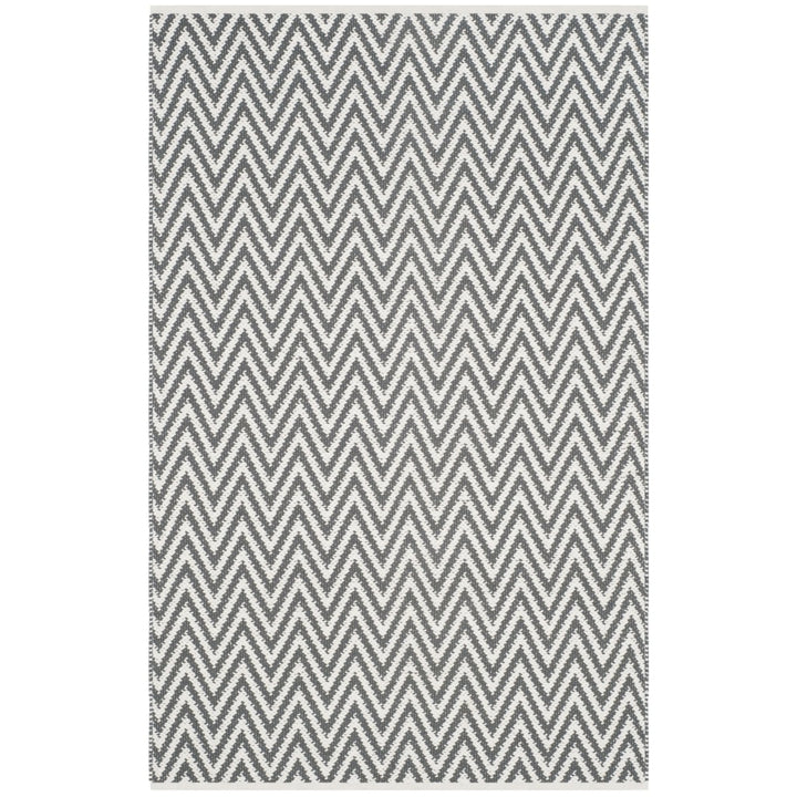 SAFAVIEH Montauk MTK812A Handwoven Grey / Ivory Rug Image 1