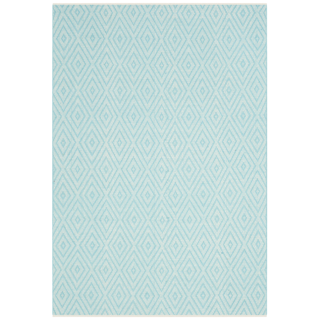 SAFAVIEH Montauk MTK811H Handwoven Turquoise / Ivory Rug Image 7