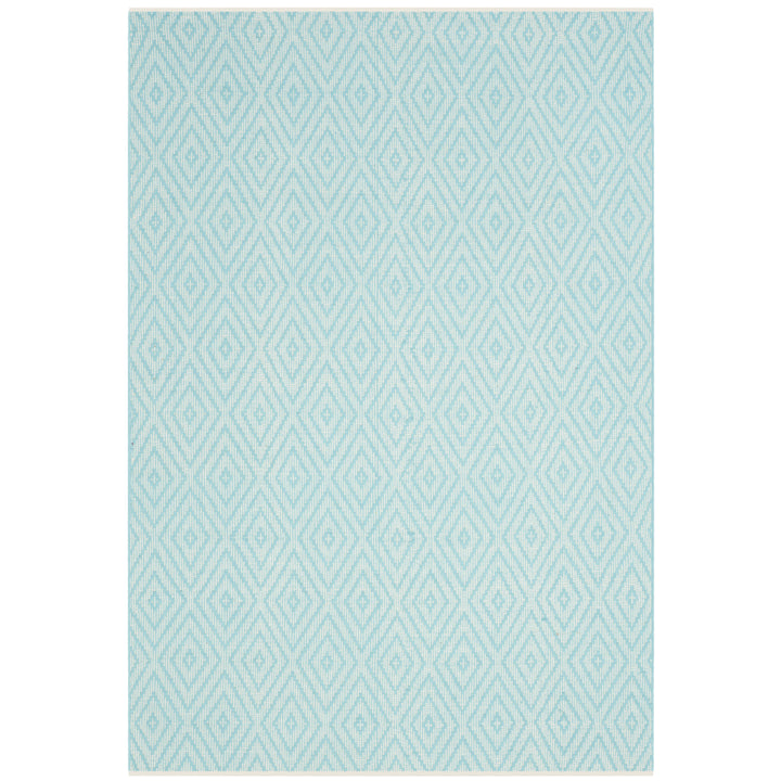 SAFAVIEH Montauk MTK811H Handwoven Turquoise / Ivory Rug Image 7