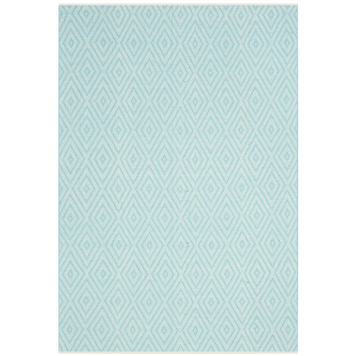 SAFAVIEH Montauk MTK811H Handwoven Turquoise / Ivory Rug Image 1