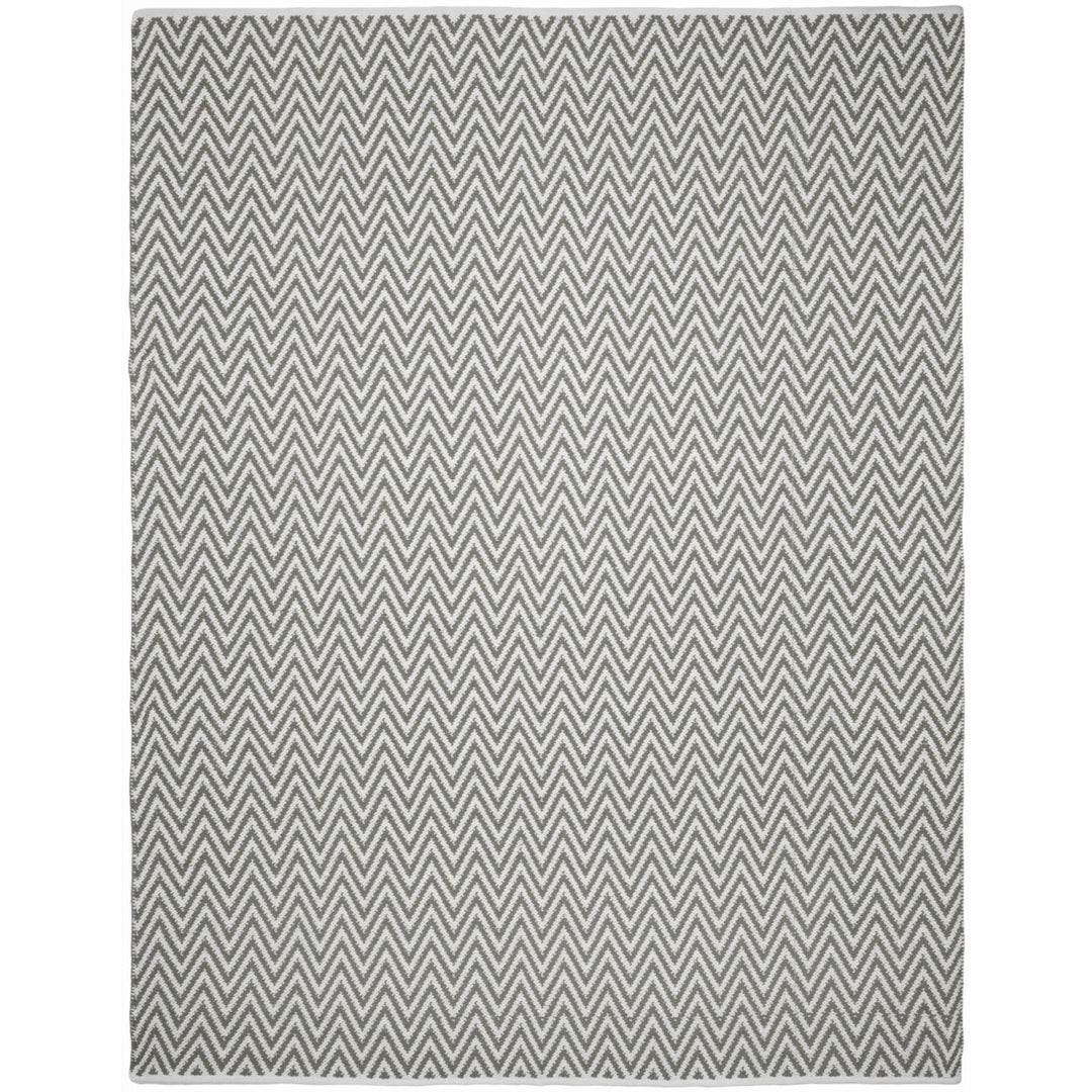 SAFAVIEH Montauk MTK812A Handwoven Grey / Ivory Rug Image 1