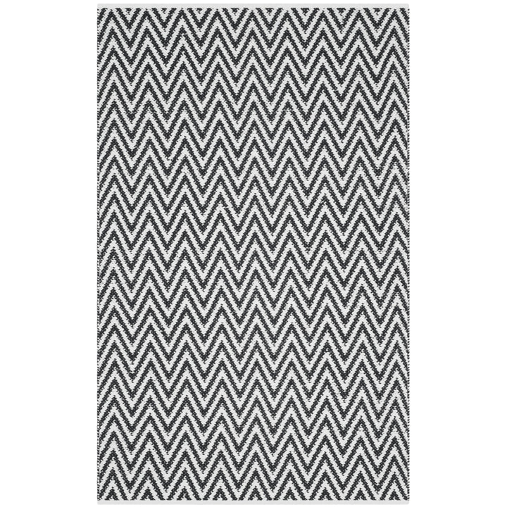 SAFAVIEH Montauk MTK812D Handwoven Black / Ivory Rug Image 7