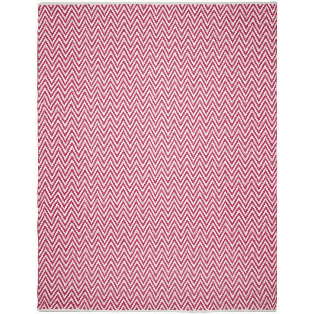 SAFAVIEH Montauk MTK812K Handwoven Red / Ivory Rug Image 1