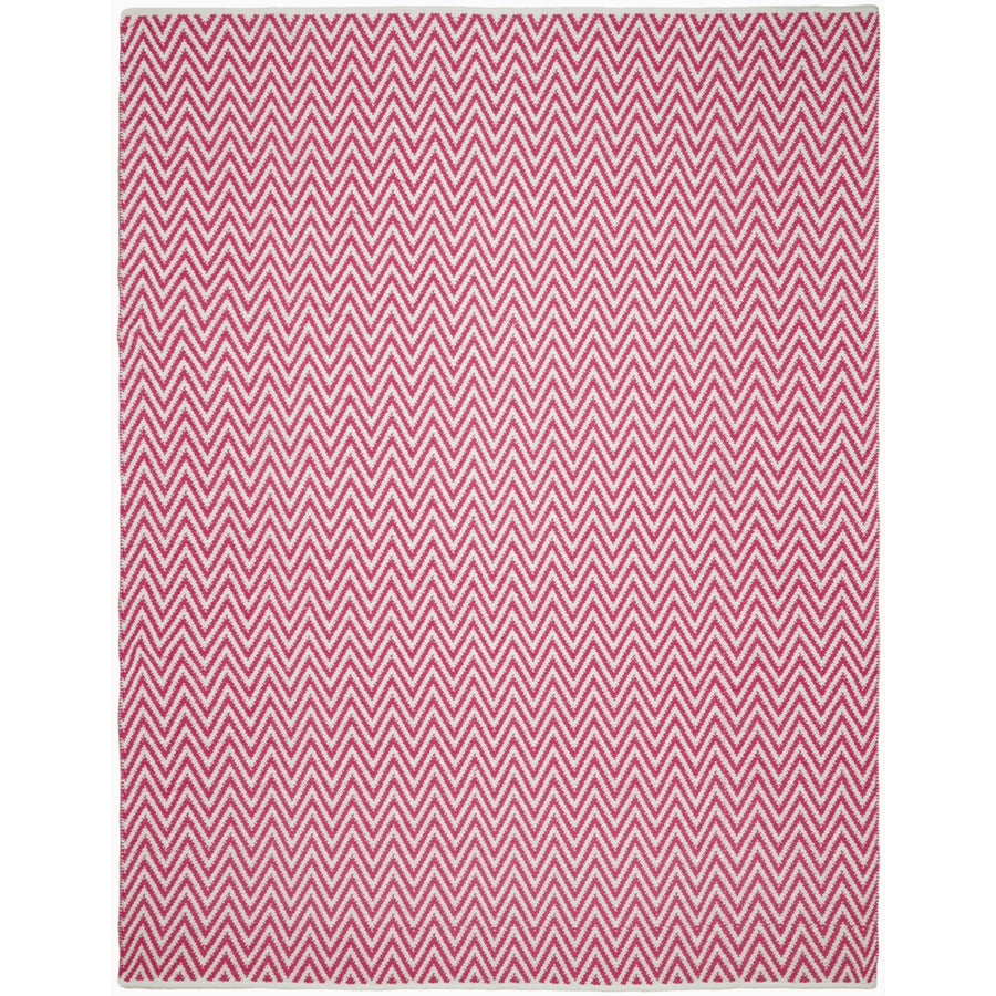 SAFAVIEH Montauk MTK812K Handwoven Red / Ivory Rug Image 1