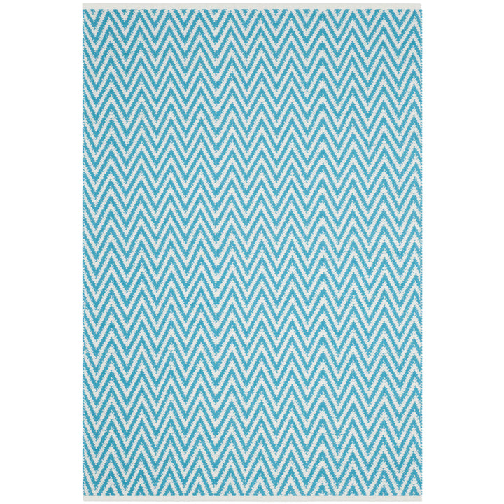 SAFAVIEH Montauk MTK812H Handwoven Turquoise / Ivory Rug Image 9