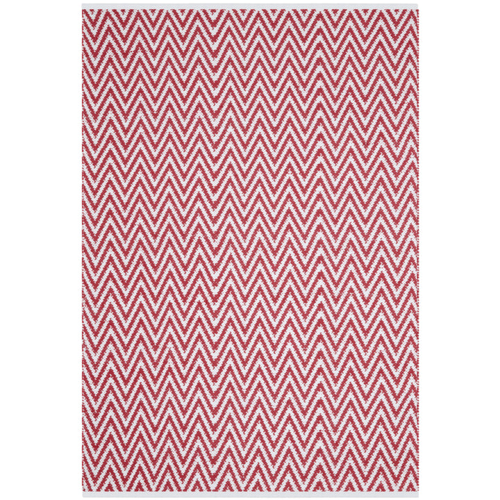 SAFAVIEH Montauk MTK812K Handwoven Red / Ivory Rug Image 9